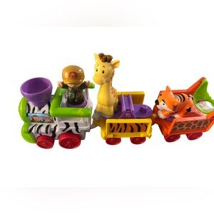 Fisher-Price Little People Animal Train Set - Green, Yellow, Orange